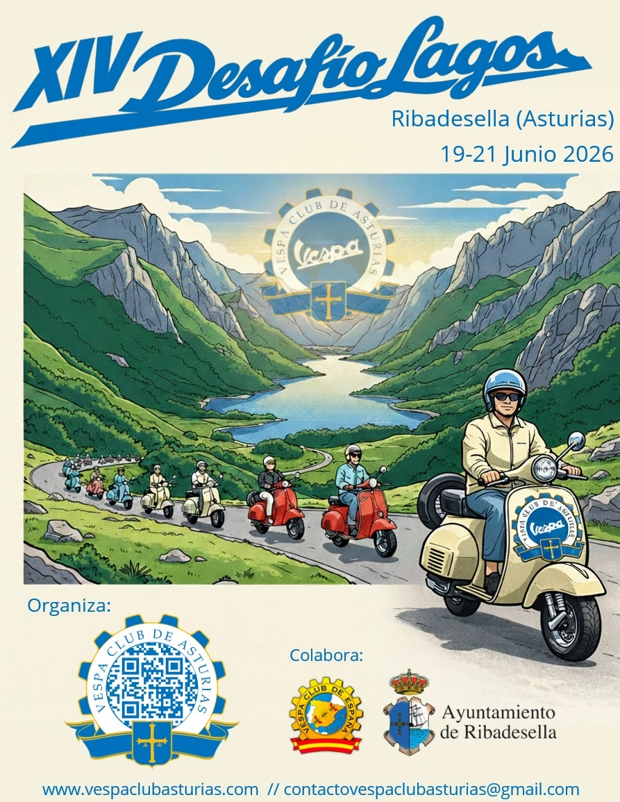 XIV Desafio lagos Vespa Club Asturias
